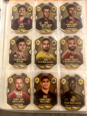 Champions League 25/26 Match Attax - Chrome Award Karten selbst aussuchen