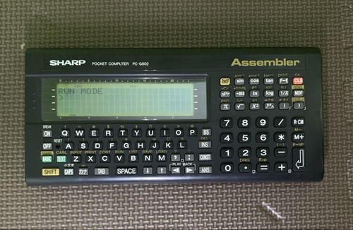 SHARP PC-G802 Pocket Computer Vintage Tested