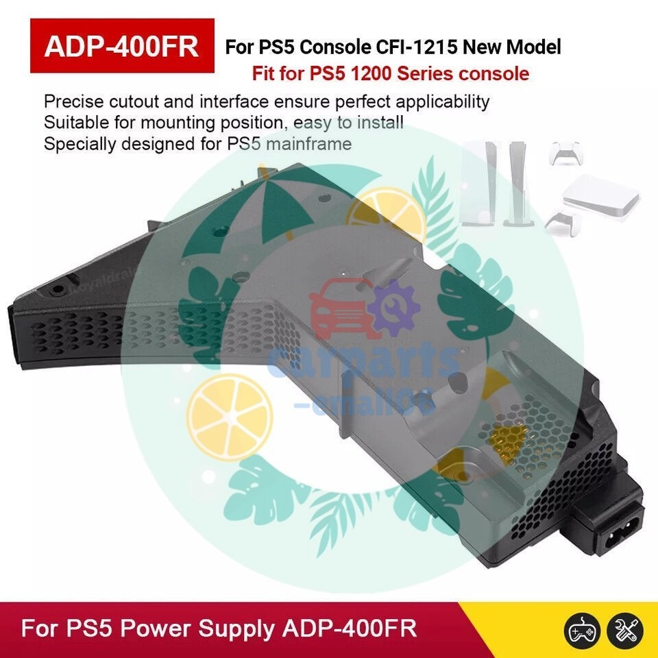 Power Supply ADP-400DR for SONY PlayStation 5 PS5 CFI-10XXX 1000 Series OEM Power Supply ADP-400DR for SONY PlayStation 5 PS5 CFI-10XXX 1000 Series OEM