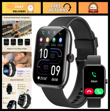 Bluetooth Smart Watch for iPhone & Android, 1.91" HD Fitness Tracker, IP68 Water