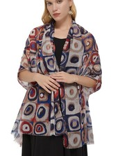 Women's Lightweight Print Fashion Spring Fall Winter Scarf Shawl Neck Wrap