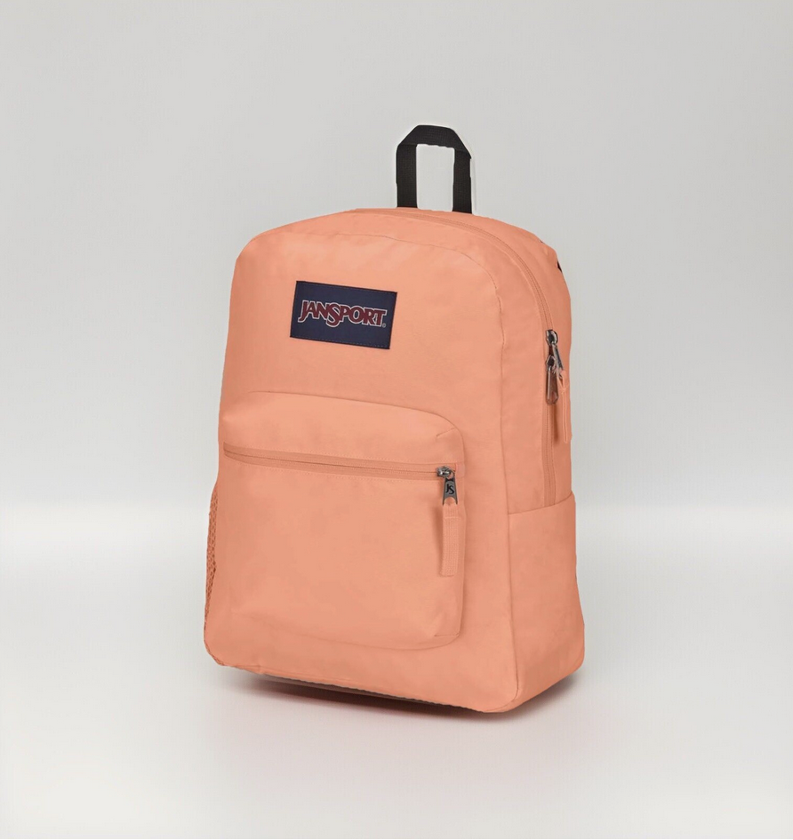 jansport envoy back bag coral NEW ⭐️ JanSport Cross Town Backpack - Peach Neon Coral