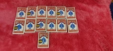 BICYCLE PLAYING CARDS 13 x STANDARD   RED  BROKEN SEAL UNUSED