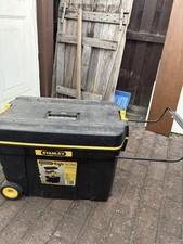 Stanley Mobile Toolchest Rolling Tool Box with Wheels and Pull Handle Large