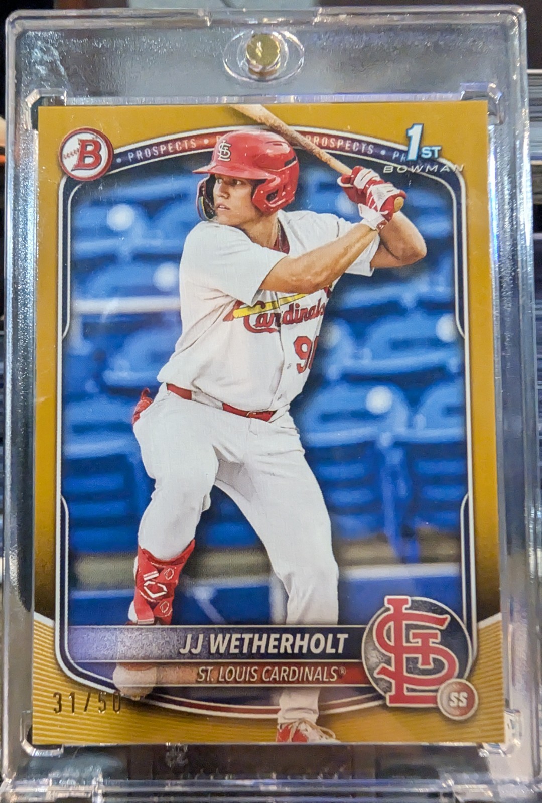 2025 Bowman JJ Wetherholt 1st Bowman GOLD! #BP-22 31 /50