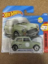 Hot Wheels Austin Mini Cooper S Green From Then &amp; Now Series