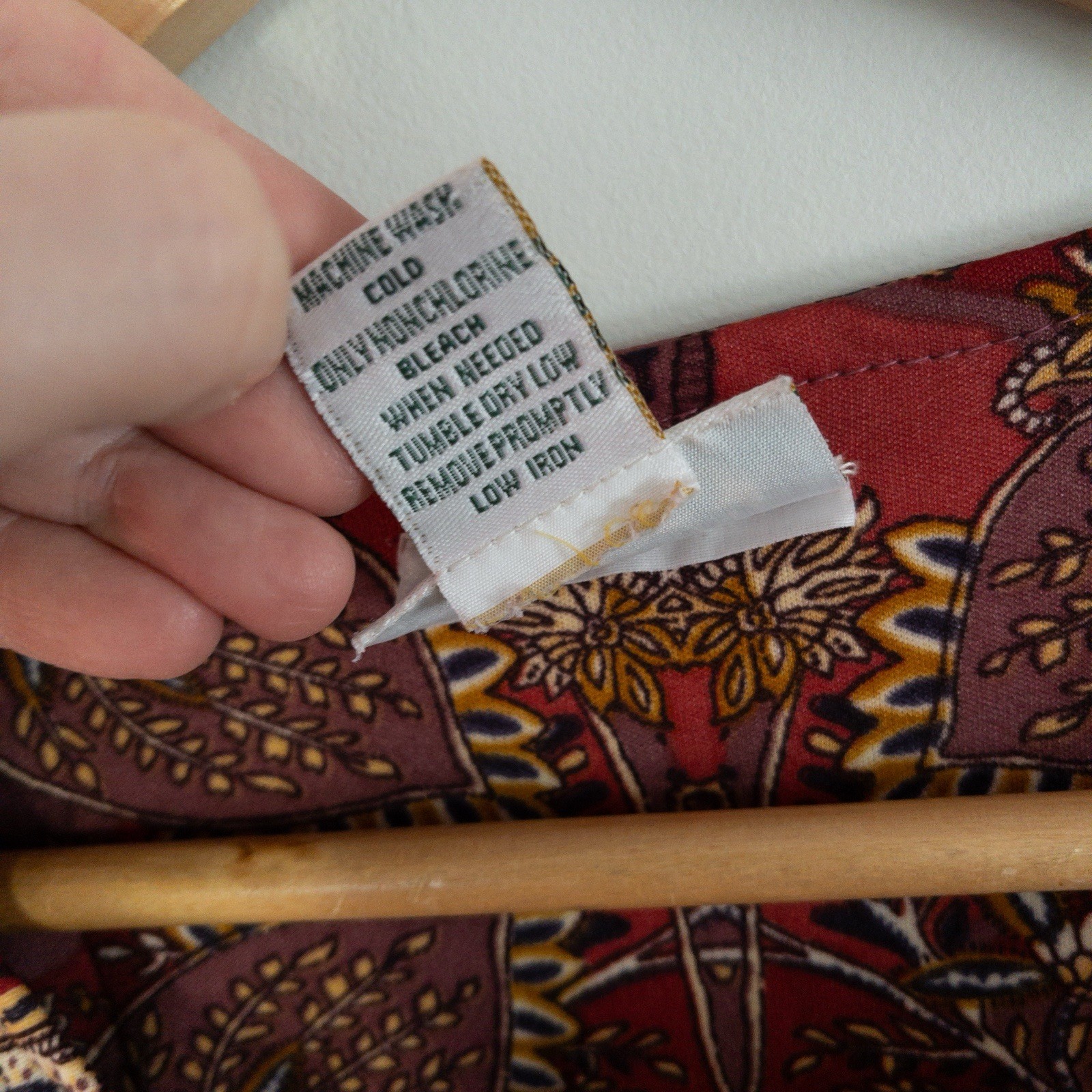 Collections Etc. Vintage 70's Paisley House Dress Boho Hippie Festival Medium