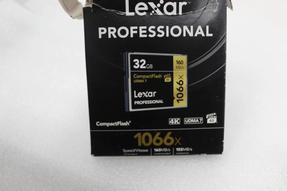 NEW Lexar 32GB 1066x 160MB/s CF Compact Flash Memory Card UDMA 7 - Image 3 of 4