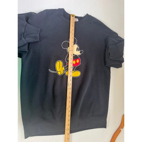 Vintage Walt Disney World Mickey Mouse Black Crewneck Sweatshirt Adult Large by Disney, Size L, $31.49 - Photo 5