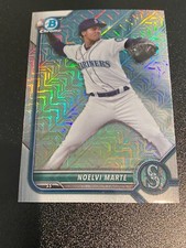 2022 Bowman Chrome Noelvi Marte Rookie Mega Box Mojo Refractor #BCP-63