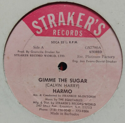 Harmo - Gimme The Sugar (12'')