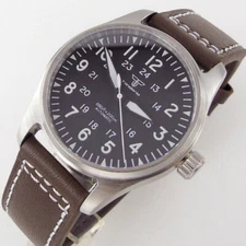 20ATM 39mm Tandorio black 24 hour dial sapphire glass NH35A Automatic mens watch