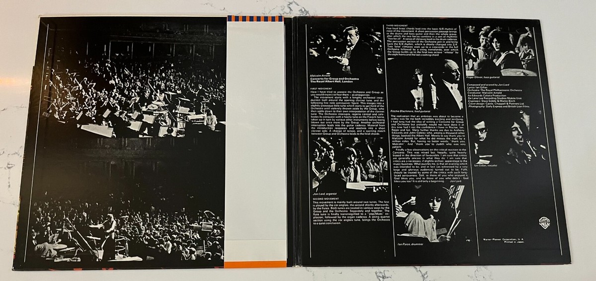 Deep Purple - Concerto For Group And Orchestra JAPAN 1976 LP
