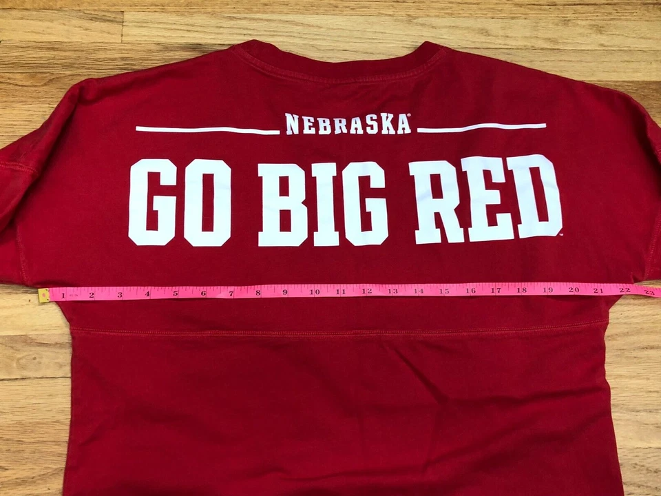 Victoria's Secret Women's S Red Nebraska Long Sleeve Shirt Go Red Big - Image 3 of 4