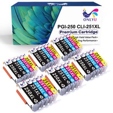 30 Compatible Ink PGI-250XL CLI-251XL Chip For Canon PIXMA MG7120 MG6620 MG5420