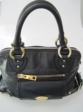 Marc Jacobs VINTAGE BLACK Leather DOCTOR BAG CHIC EUPHORIA 2000s