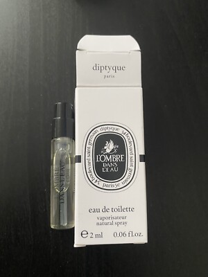 *New* Diptyque L Ombre Dans Le Au Eau de Toilette Sample Travel 2ml/0.06 fl oz