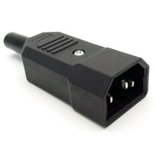 Techly Connettori VDE Maschio (C14)