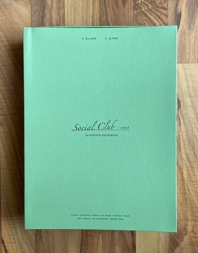 Seventeen 2 set version Photobook Social Club:  Mingyu Wonwoo All Inclusions - product listing photo