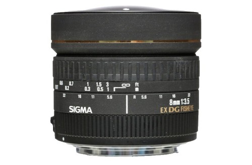 Sigma 8mm f/3.5 EX DG Circular Fisheye Lens for Nikon DSLR U.S