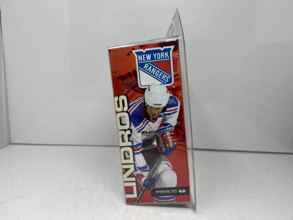 Figura Mcfarlane NHL Eric Lindros New York Rangers Camiseta Blanca Serie 2 Foto 3 de 4