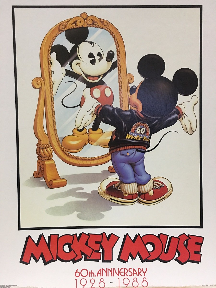 ハビアカジェハ「Little Mickey」ミッキーマウス　ポスター額装済 ハビアカジェハ「Little Mickey」ミッキーマウス ポスター額装済