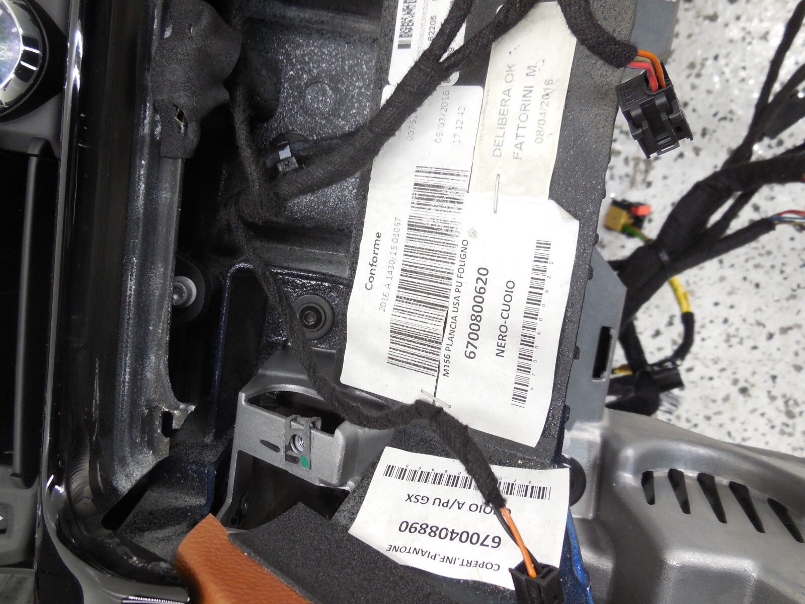 14-17 Maserati Quattroporte S Dashboard Dash Instrument Panel OEM *SEE NOTES*