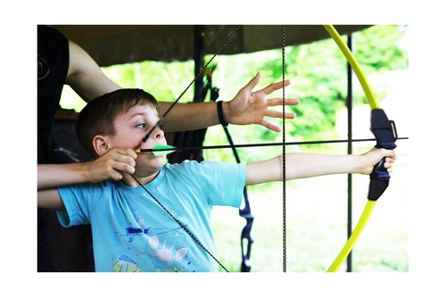 SOPOGER Compound Bow and Arrow Set for Youth Kids, Beginner Hunting Bow Targe... - Picture 4 of 9