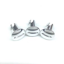 Polished Slotted Head Qtr Turn DZUS Button Fasteners - 500 Dome 10pk