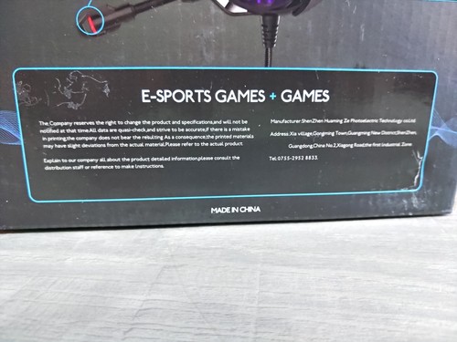 Ziumier E-Sports + Games gaming headset headphones RGB Z20 - Picture 9 of 11
