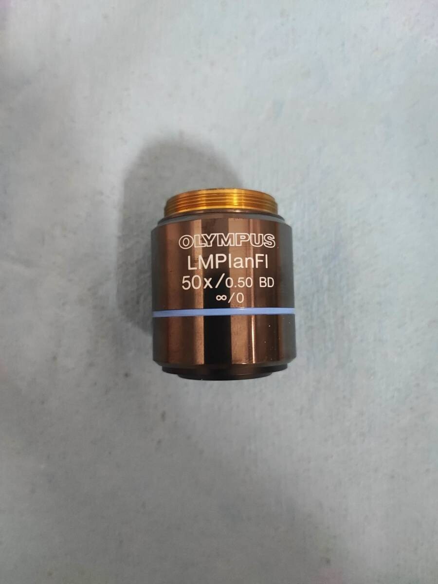 Olympus LMPlanFl 50x/0.50 BD ∞/0 Microscope Objective Used from 