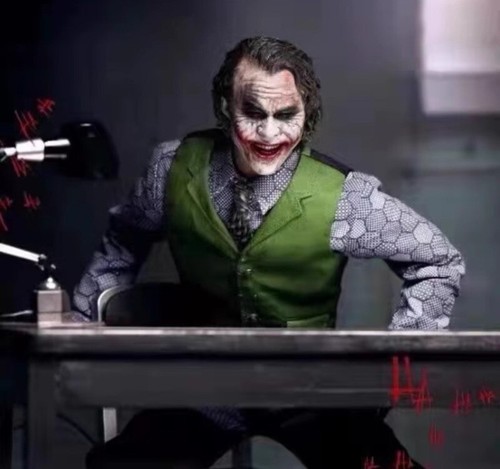 1/6 Heath Ledger Batman:The Dark Knight Joker 30CM Action Figure Model Toy Gift - Picture 6 of 18