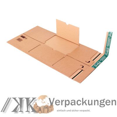 400 Buch-Versandverpackungen DIN A4 300 x 220 x -95 mm zentrale Packgutaufnahme