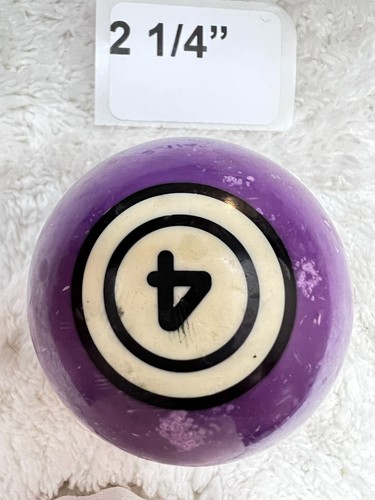 #4 Pool Ball. Antique, Vintage And Current Style Balls. Many To Choose From. - Picture 145 of 353