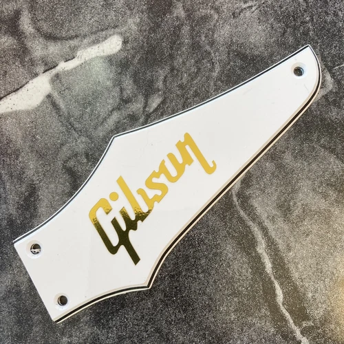 3 Ply White Truss Cover for Gibson Firebird Studio 2004-2008 + Gold Gibson Decal