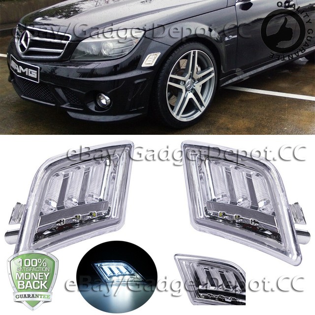 LED Side Marker Lights For 200811 Mercedes Benz W204 C300/C350/C63