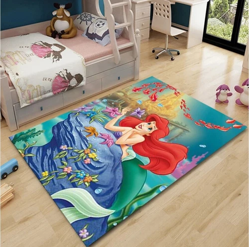 Alfombra 3D The Little Mermaid Arielle alfombra infantil alfombrilla de suelo alfombrilla de puerta - Imagen 15 de 17