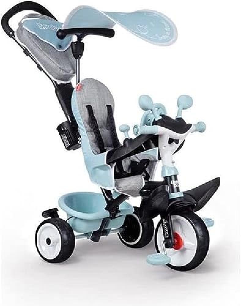 (TG. L) Smoby - Triciclo Baby Driver Plus, 7600741500, 10 Mesi, Ruote Silenziose