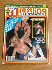 PRO WRESTLING ILLUSTRATED MAGAZINE DEC 1981 KEN PATERA VS TOMMY RICH MASCARAS