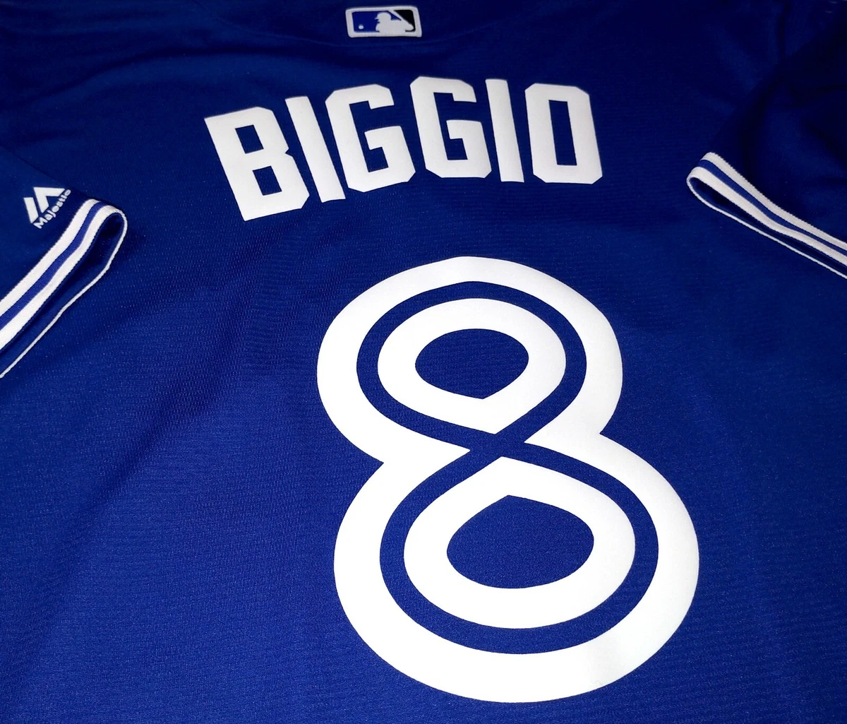 NWT-MEN-XL CAVAN BIGGIO TORONTO BLUE JAYS MAJESTIC AUTHENTIC MLB LICENSED  JERSEY