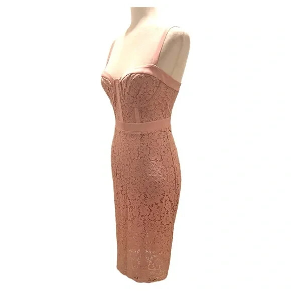 chinese dress ladies Simkhai Elvina Gilded Lace Midi Dress