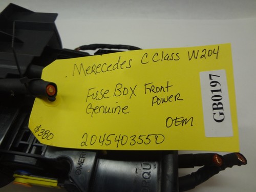 Mercedes C-Class, W204 Fuse Box Front Power OEM 2045403550 GB0197 - Picture 8 of 8