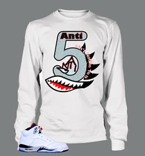 Pro Club Custom T Shirt To Match Air Jordan Cement 5s Shoe Graphic Tee