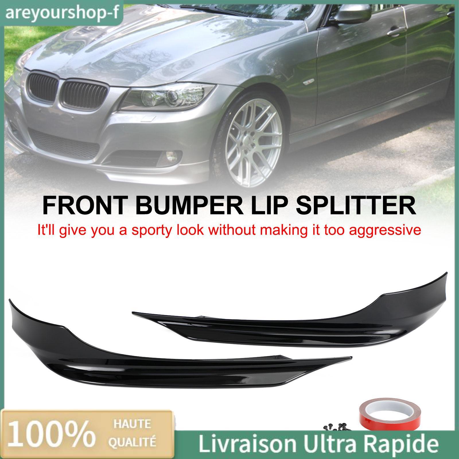 Déflecteur de pare-chocs avant aérodynamique pour BMW E90 4 portes protection anti-rayures