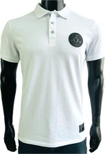 Vèrsace Men White Polo Shirt