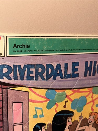 1969 ARCHIE Frame Tray Puzzle (2) 14.5" x 11.5", Riverdale High Prom - Picture 4 of 4