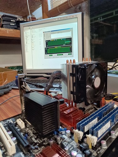 LGA775 ASUS P5K PRO iP35 chipset MoBo with CPU C2D E8200, I/O shield & 4GB RAM - Picture 20 of 21