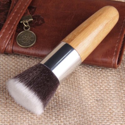 Umweltfreundlicher Foundation Pinsel flache Creme Make-up Pinsel professionelle Kosmetik UK