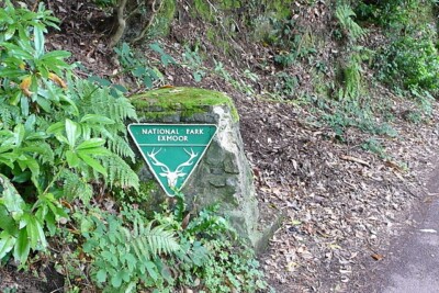 Foto 6x4 Exmoor Nationalpark Minehead genau wo die Parkgrenze g c2010