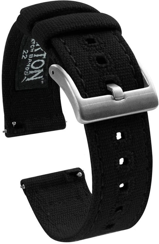 BARTON Watch Bands Canvas Quick Release Watch Straps Choose